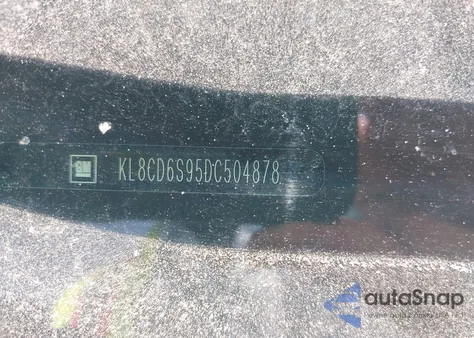 2013 Chevrolet Spark 1Lt Auto z USA, uszkodzony, nr VIN KL8CD6S95DC504878